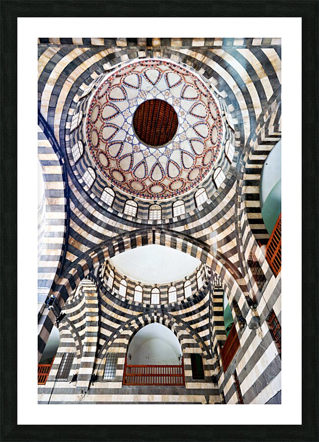 Khan Asad Pasha in Damascus boasts unique architecture Picture Frame print
