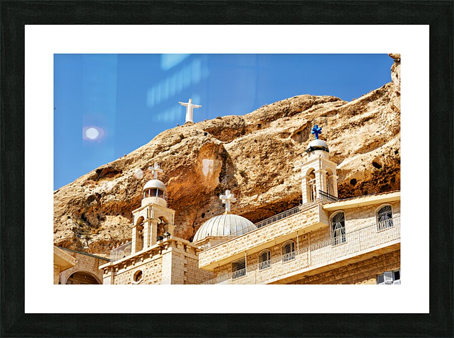 Visit to the convent of saint thecla in maaloula syria Picture Frame print