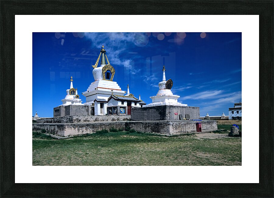 Ancient Erdene Zuu Monastery in Mongolia stands strong today Picture Frame print