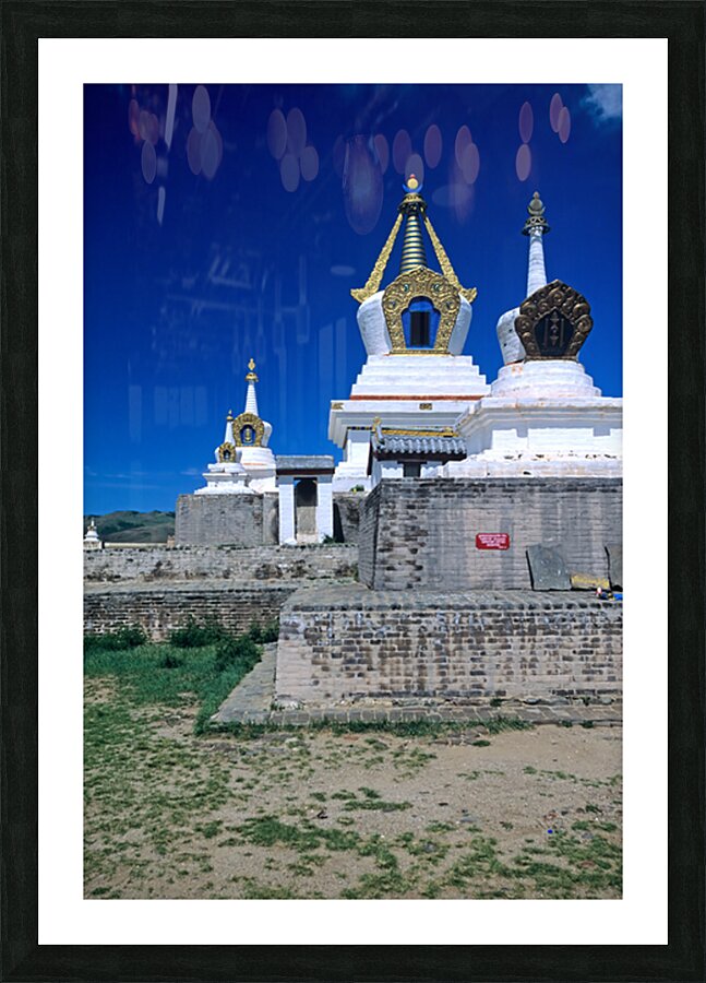 Visit to Erdene Zuu Monastery in Mongolia during summer Picture Frame print