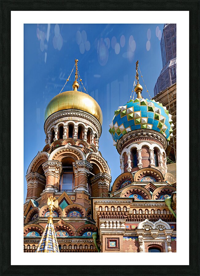 Church of the savior on the spilled blood in st. petersburg Picture Frame print
