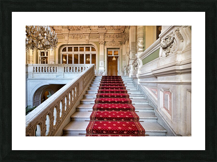 Stairs to upper levels of Yusupov Palace St. Petersburg Impression et Cadre photo