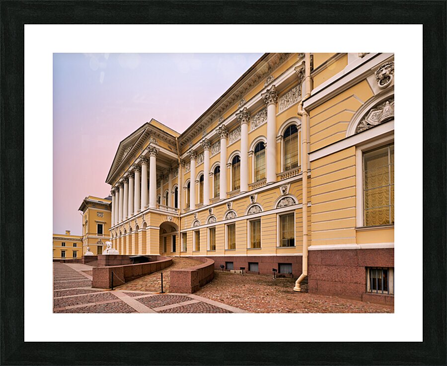 Saint Petersburg Russian Museum building in Leningrad Oblast Picture Frame print