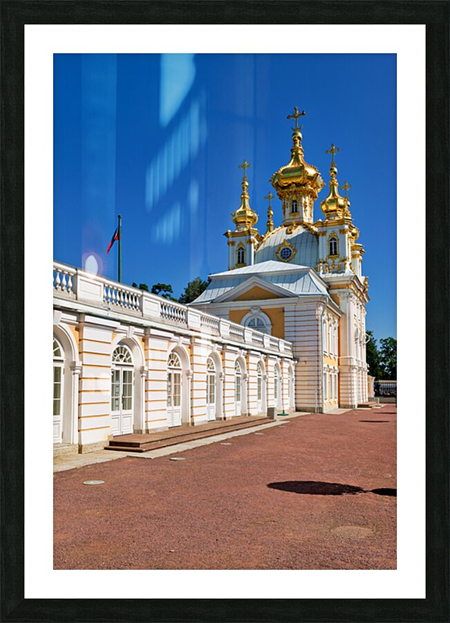 Exploring peterhof palace in saint petersburg russia Picture Frame print
