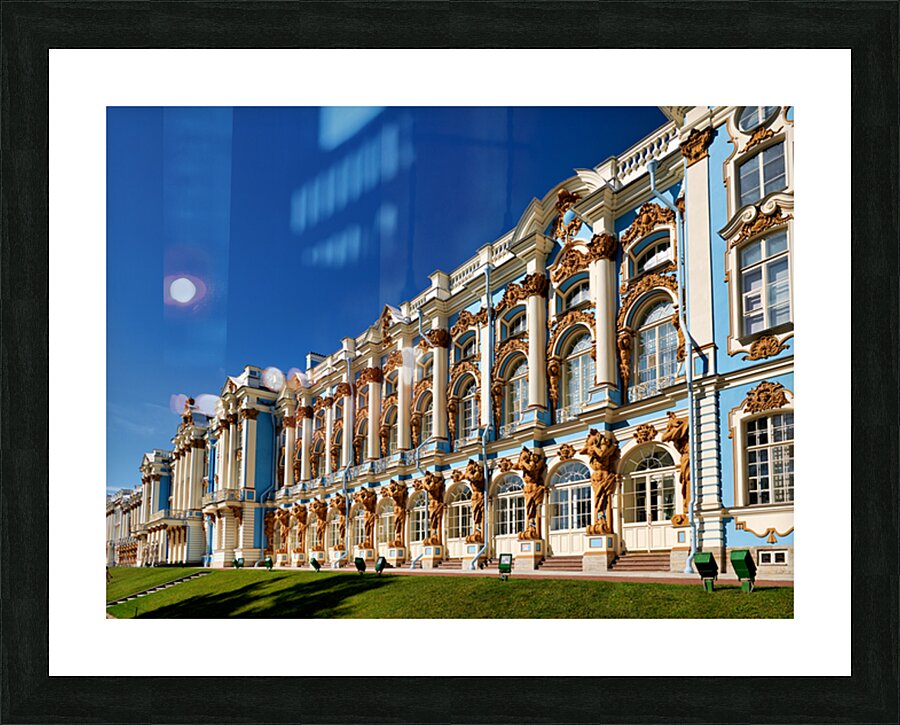 St. Petersburg shows Catherine Palace in clear sunlight Picture Frame print