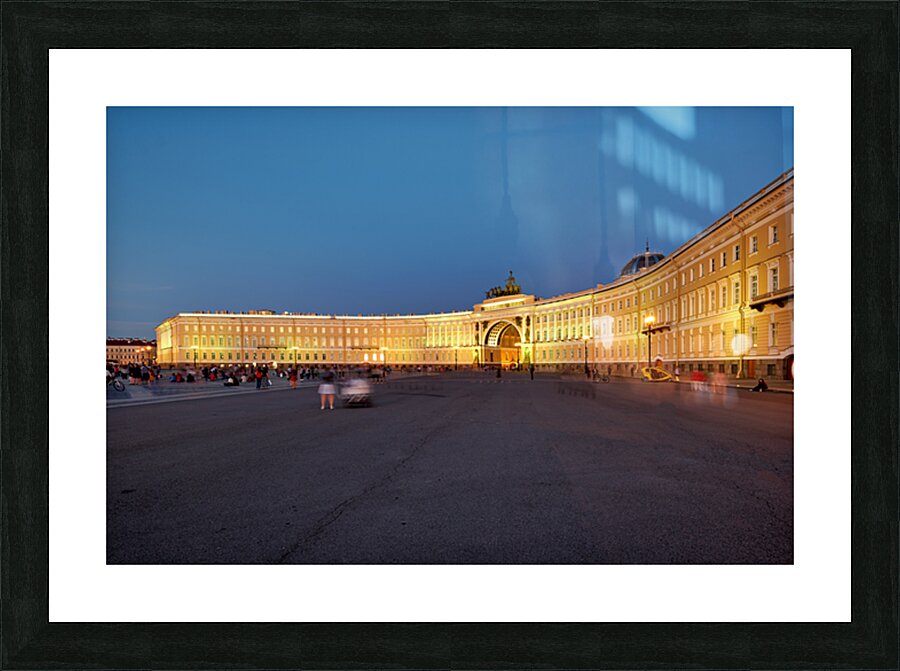 General staff building & St. Isaacs Cathedral St. Pete Picture Frame print