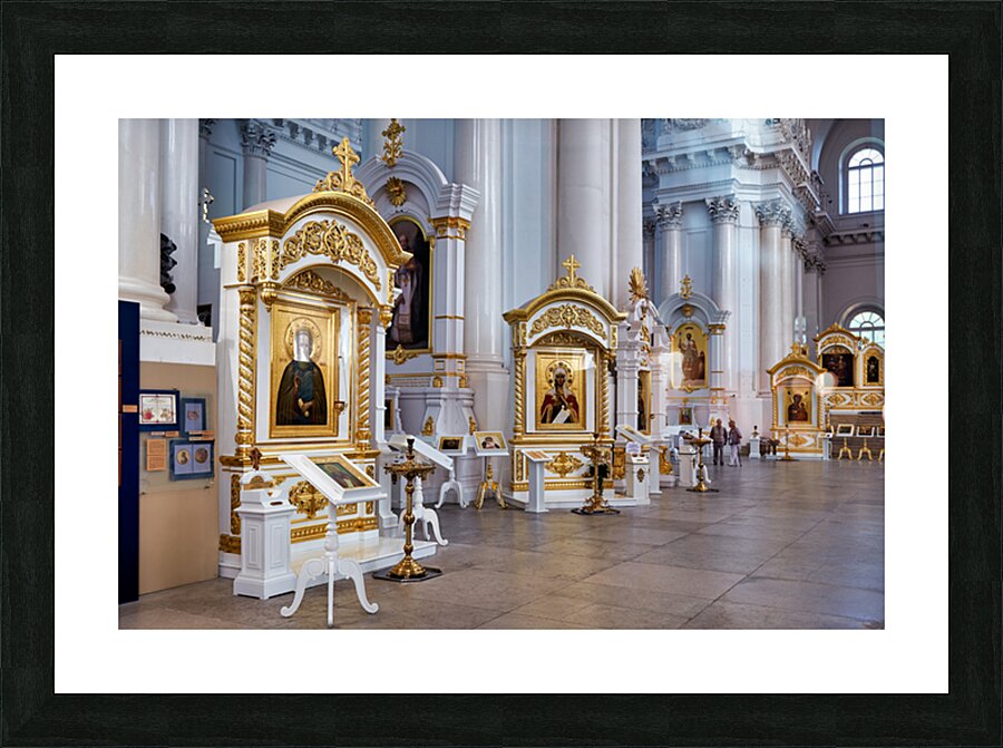 Exploring smolny convent in saint petersburg russia Picture Frame print