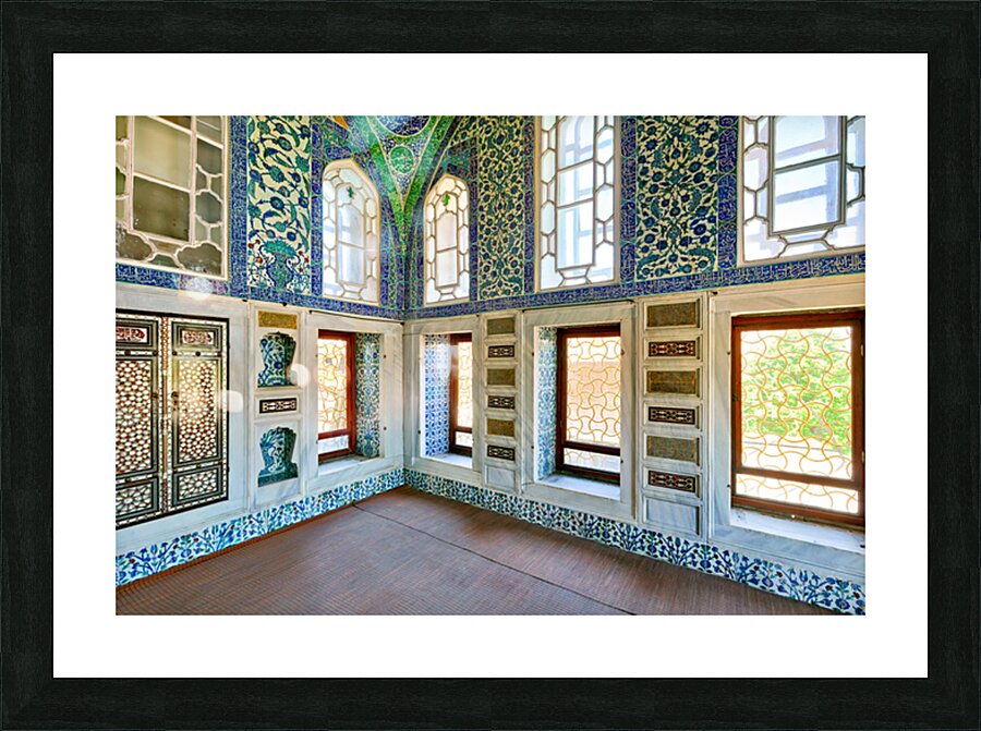 Explore the privy chamber of murat iii sultan in topkapi palace Picture Frame print