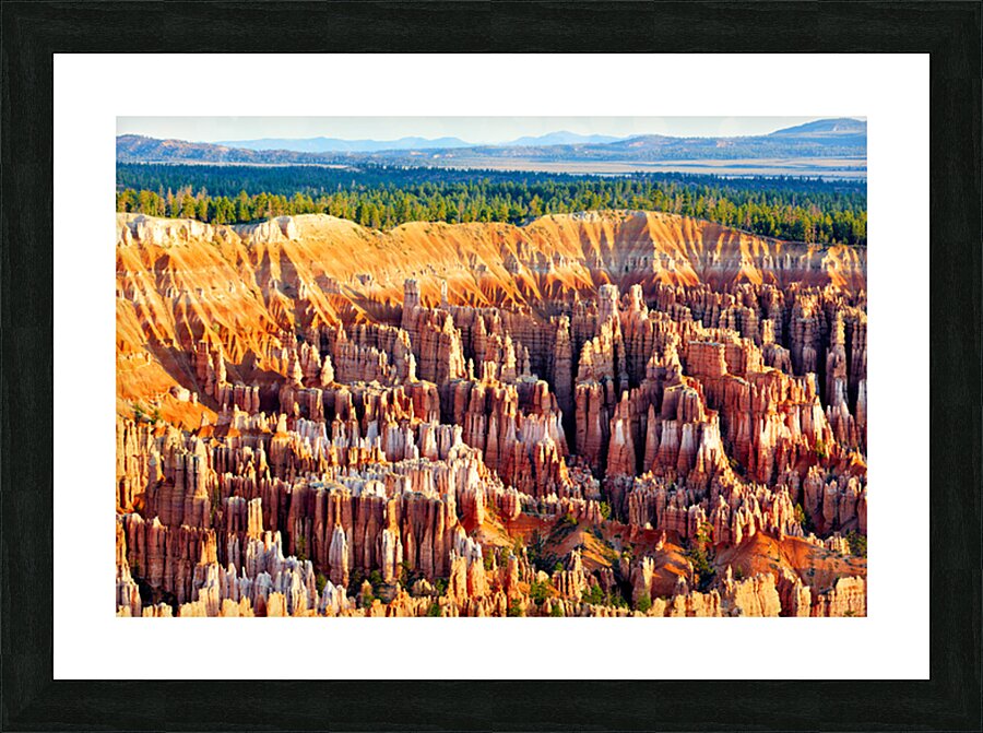 Views of bryce point at bryce canyon national park Picture Frame print