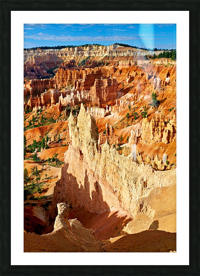 Sunrise at bryce canyon national park in usa Picture Frame print