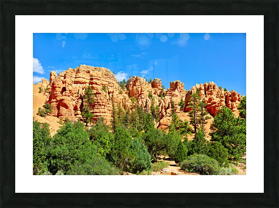 Scenes from Dixie National Forest in Utah during daytime Picture Frame print