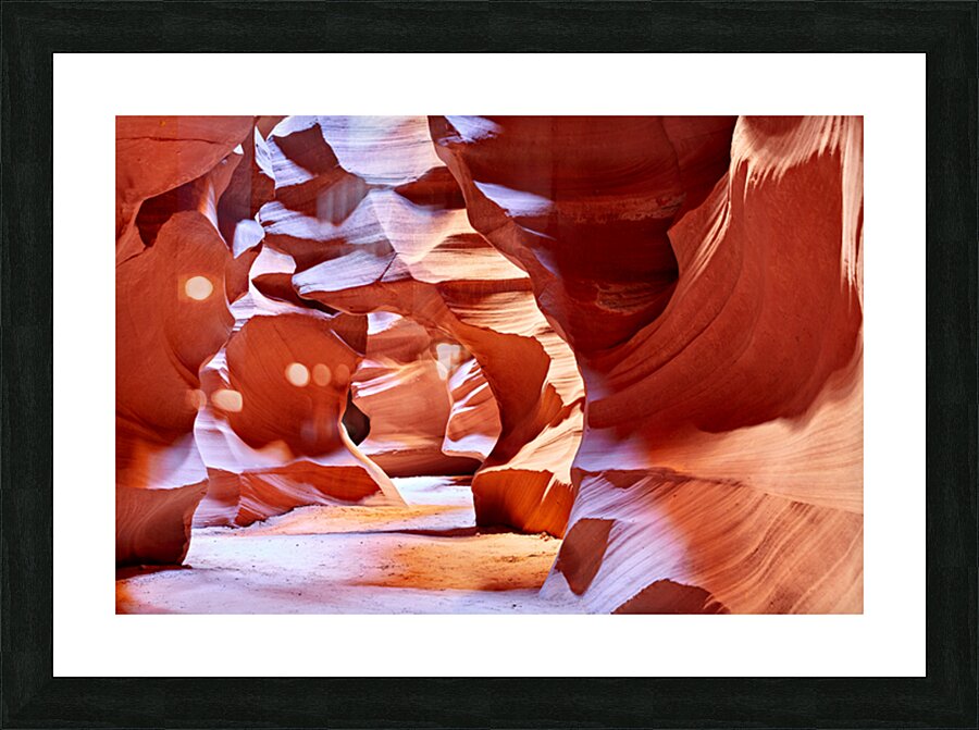 Exploring the winding paths of Antelope Slot Canyon in USA Impression et Cadre photo
