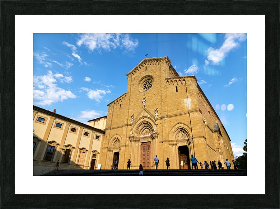 Visit to Cattedrale dei Santi Pietro e Donato in Arezzo Tuscany Picture Frame print