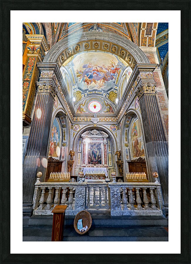Explore the interior of Collegiata di Santa Maria Assunta Picture Frame print