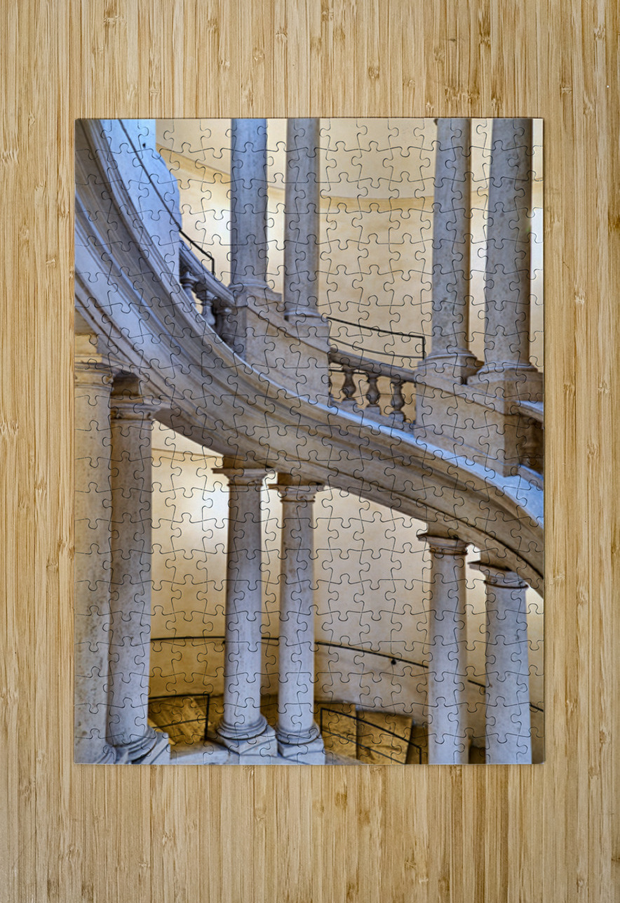 Helicoidal staircase design in Galleria Nazionale dArte Antica Puzzle 1