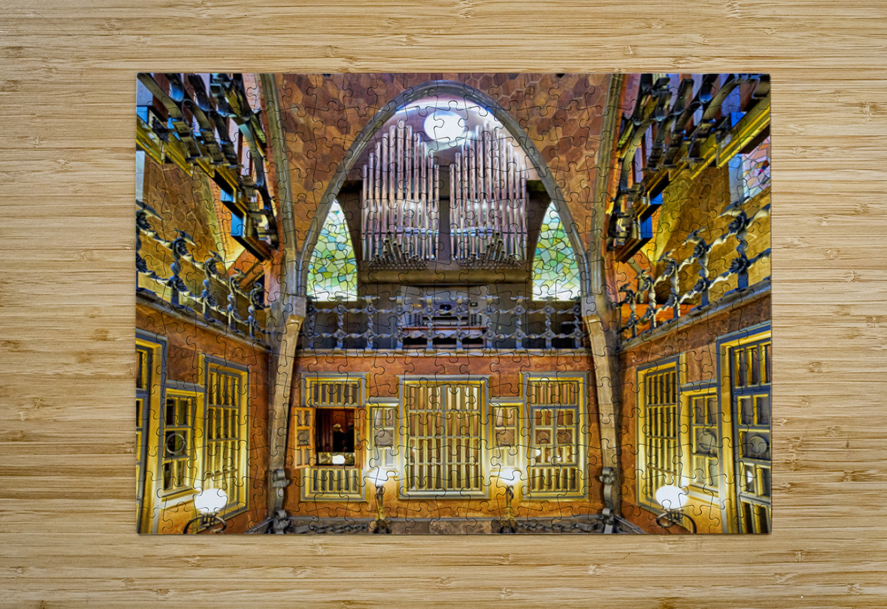 Palau Guell showcases Gaudis design in Barcelona Spain Puzzle 1