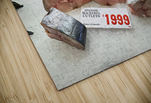 Sydney. New South Wales. Australia. The Fish Market. Fresh mackerel Marco Brivio puzzle