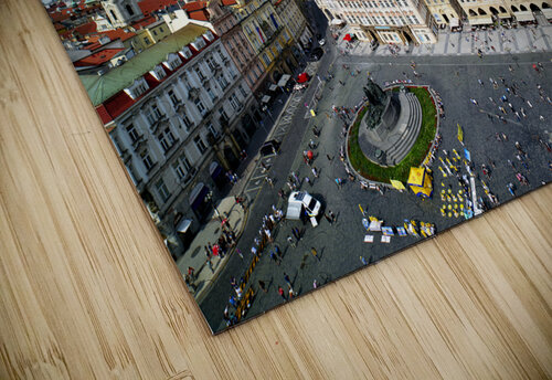 Czech Republic. Prague.  Aerial view of the old town. The church of Our Lady before Tyn Marco Brivio puzzle
