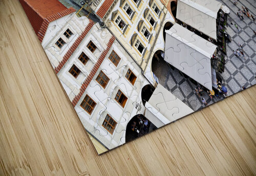 Czech Republic. Prague.  Aerial view of the old town Marco Brivio puzzle