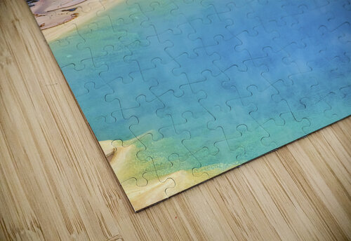 A bison crossing Grand Prismatic Spring at the Yellowstone National Park. Wyoming. USA. Marco Brivio puzzle