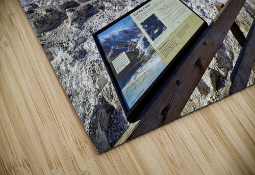 Palette Springs. Devils thumb at the Mammoth Hot Springs. Yellowstone National Park. Wyoming. USA. Marco Brivio puzzle