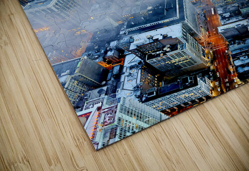 New York. United States. Aerial view of Manhattan at dusk Marco Brivio puzzle