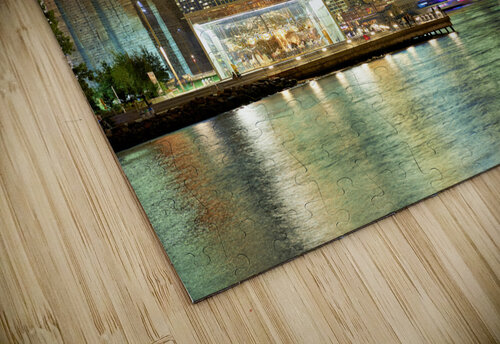 New York. Manhattan. United States. The Tribute in Light is an art installation created in remembrance of the September 11 attacks Marco Brivio puzzle