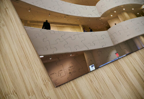 UNITED STATES. New York. Guggenheim museum Marco Brivio puzzle