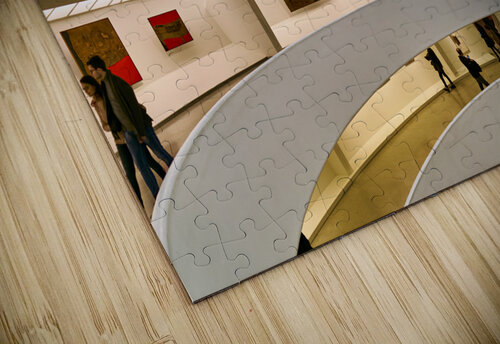 New York. Manhattan. United States. Solomon R. Guggenheim Museum Marco Brivio puzzle