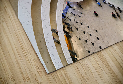 New York. Manhattan. United States. Solomon R. Guggenheim Museum Marco Brivio puzzle