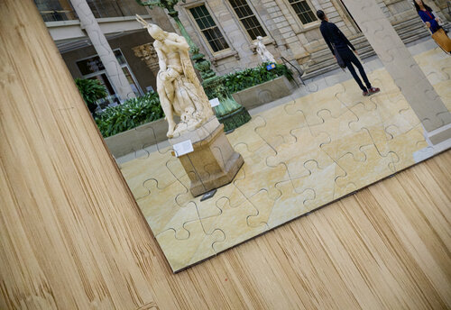 New York. Manhattan. United States. The Metropolitan Museum of Art. Engelhard Court in the American Wing. Diana sculpture Marco Brivio puzzle