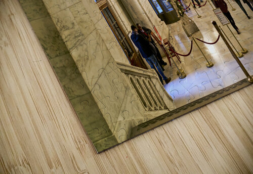 New York. Manhattan. United States. The entrance hall of the Public Library Marco Brivio puzzle