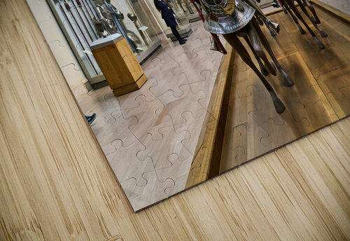 New York. Manhattan. United States. The Metropolitan Museum of Art. Arms and armor Middle Ages main hall Marco Brivio puzzle