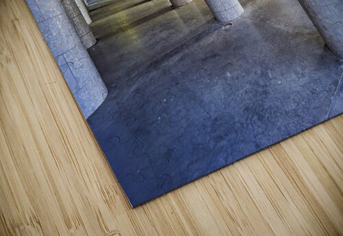 Barcelona. Catalonia. Spain. Columns and Domes of Hypostyle Room in Park Guell Marco Brivio puzzle