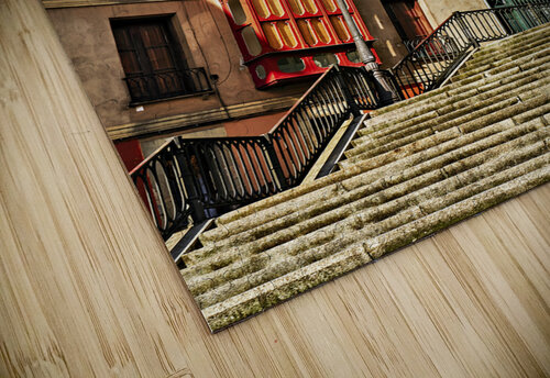 Bilbao Biscay Spain. Stairs in the old city Marco Brivio puzzle