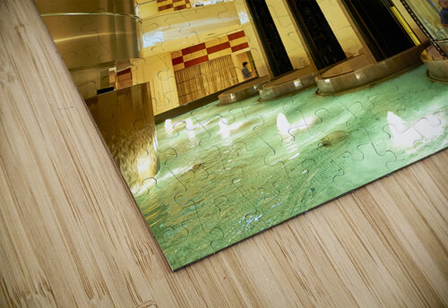 Singapore. The futuristic interiors of the Pan Pacific 5 star hotel Marco Brivio puzzle