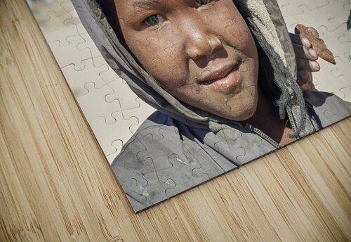 Namibia. Portrait of a group of children in a village of Damaraland Marco Brivio puzzle