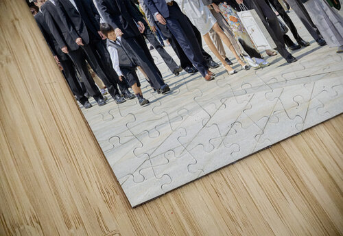 Japan. Tokyo. Traditional wedding ceremony at Meiji Jingu Shinto shrine Marco Brivio puzzle