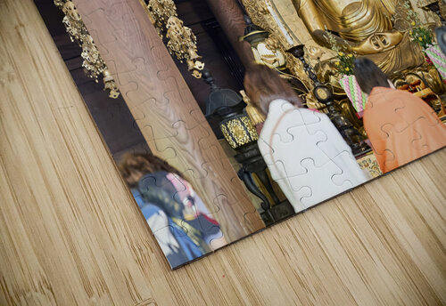 Japan. Kyoto. Buddha statue inside Chion-in temple Marco Brivio puzzle