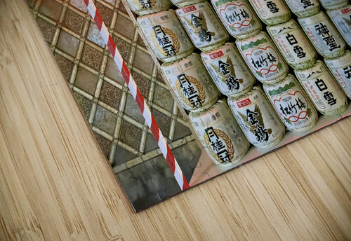 Japan. Kyoto. Sake barrels at Gion district Marco Brivio puzzle