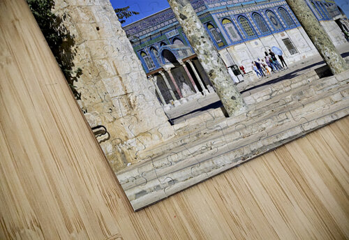 Jerusalem Israel. Dome of the rock mosque at Temple Mount Marco Brivio puzzle
