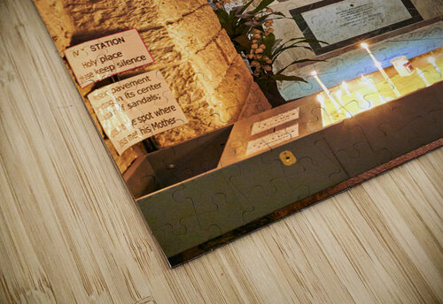Jerusalem Israel. Orthodox jews praying at the wailing wall Marco Brivio puzzle