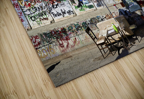 Jerusalem Israel. The west bank separation wall in Bethlehem Marco Brivio puzzle