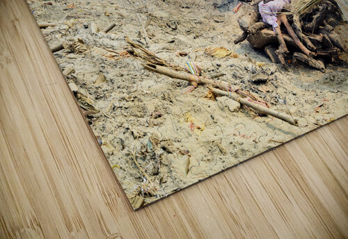 India. Varanasi Benares Uttar Pradesh. The sacred rite of hindu cremations by the river Ganges Marco Brivio puzzle