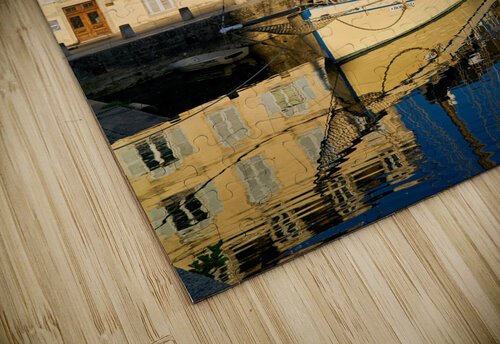 Vannes Brittany France. Boats moored at the port Marco Brivio puzzle