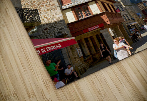 Dinan Brittany France. Tour de lHorloge clock tower Marco Brivio puzzle