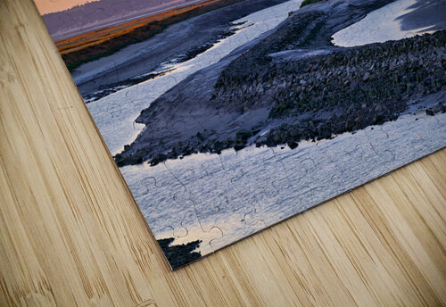Mont Saint Michel Normandy France at dusk Marco Brivio puzzle