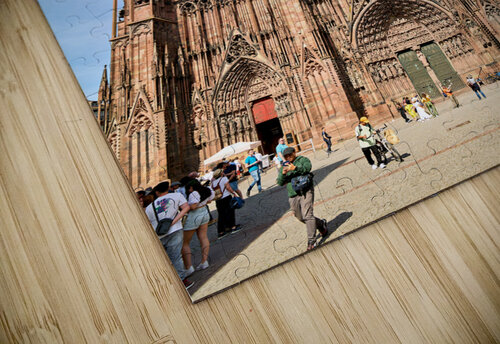 Strasbourg Alsace France. Alsace Wine Route. The Cathedral Marco Brivio puzzle