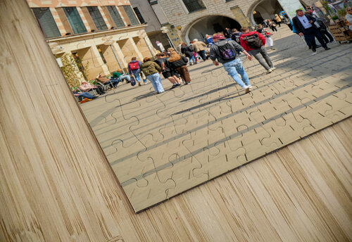 Germany Bavaria Munich. The old town hall Altes Rathaus. Marienplatz. Marys square Marco Brivio puzzle