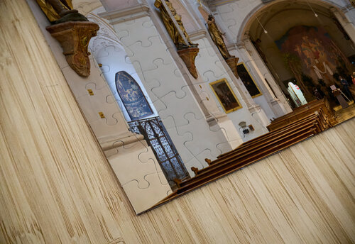 Germany Bavaria Munich. Peterskirche. St. Peters church Marco Brivio puzzle